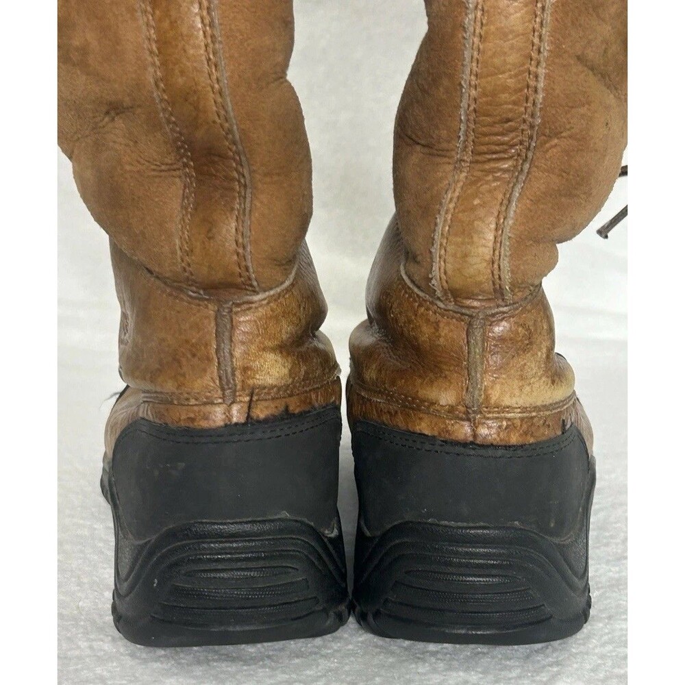 UGG Adirondack Boot Tall III Womens 8 Chestnut Vibram Leather Gortex Sheepskin - Picture 8 of 16